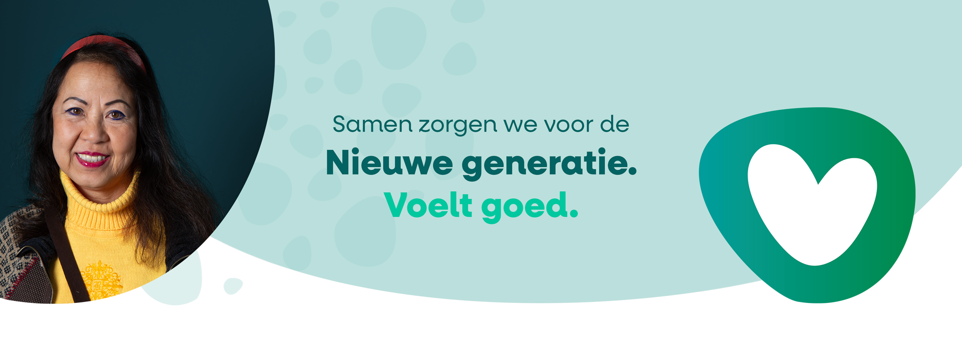 Samen zorgen we voor de nieuwe generatie. Werken bij Groenoord Zorgt voelt goed